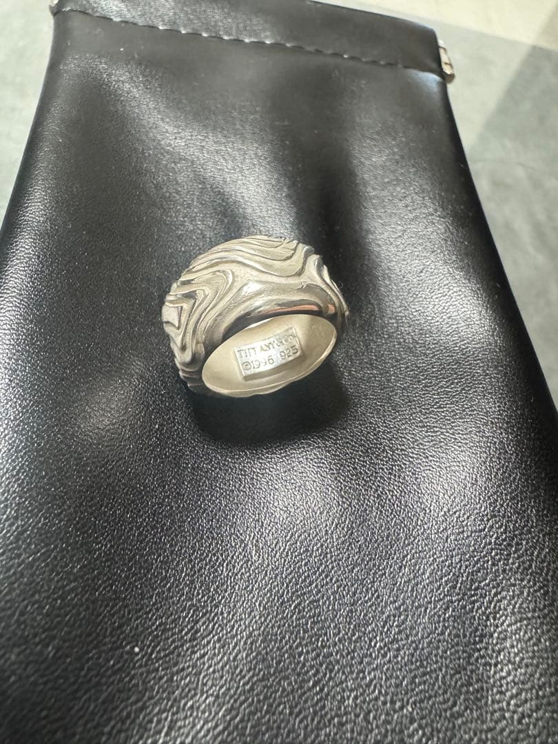 Tiffany ウッド リング 木目