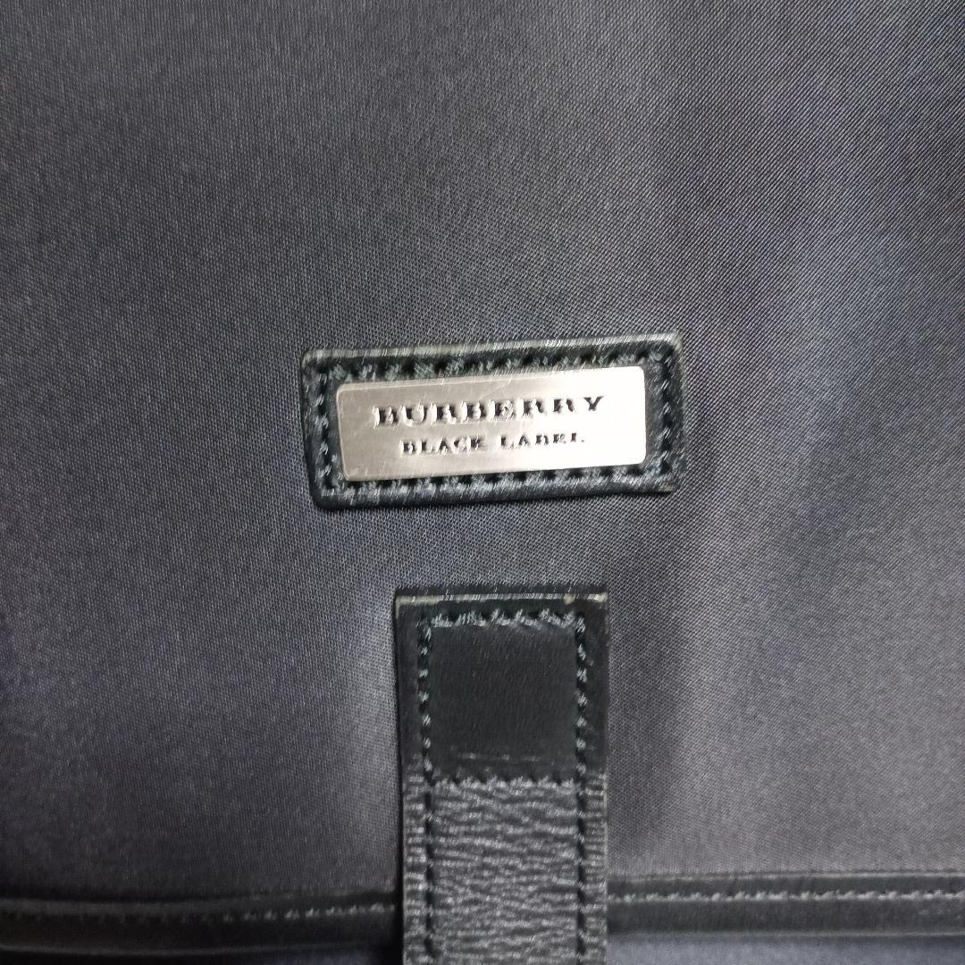 バーバリーブラックレーベル メッセンジャーバッグ ノバチェック 刻印 斜め掛け