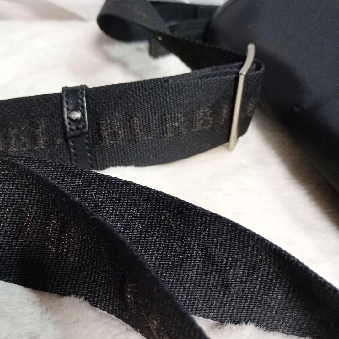 バーバリーブラックレーベル メッセンジャーバッグ ノバチェック 刻印 斜め掛け