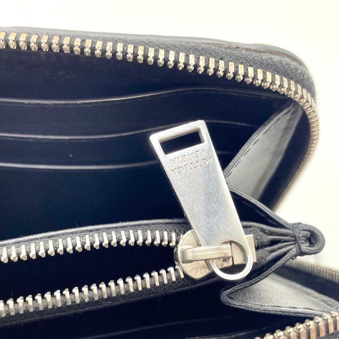 ボッテガヴェネタ　マキシイントレ　ブラック　黒　長財布RFID認証済み