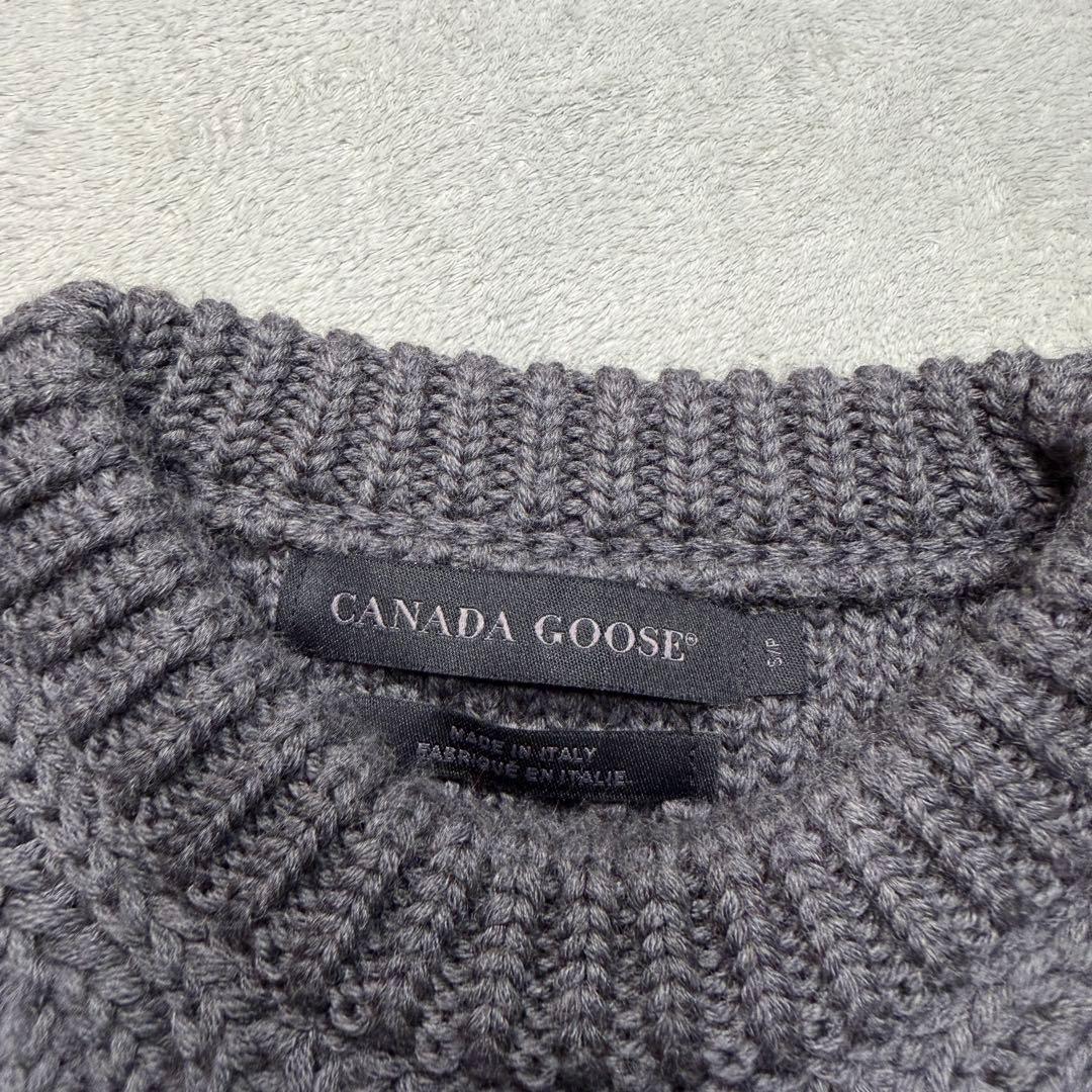 カナダグース　ブラックレーベル　Sサイズ グレー　6916M ニット　ウール