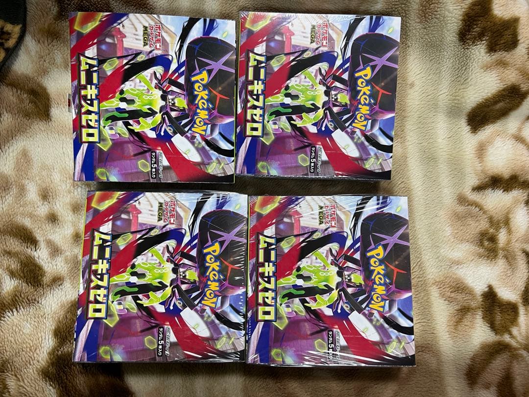 ポケモンカードゲーム ムニキスゼロ未開封4BOX