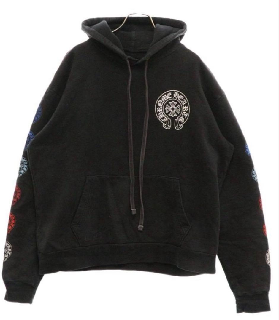 【正規品】CHROME HEARTS 袖マルチホースシュープルオーバーパーカー