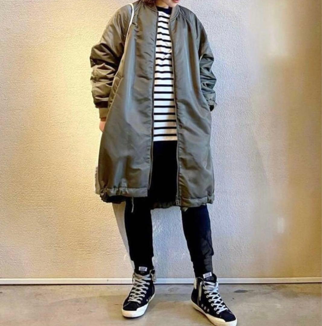 journal standard luxe♡ナイロンナカワタミリタリーリブコート