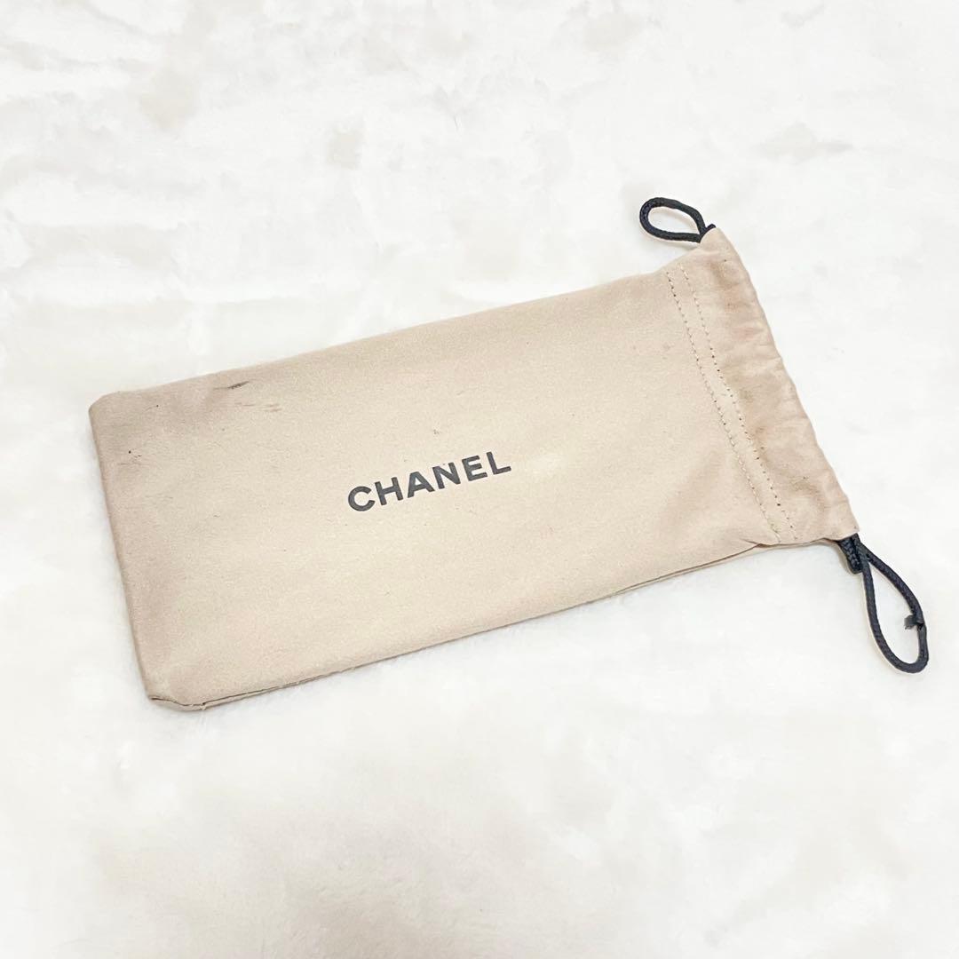 極美品 CHANEL シャネル サングラス ココマーク ブラックレンズ 保存袋付