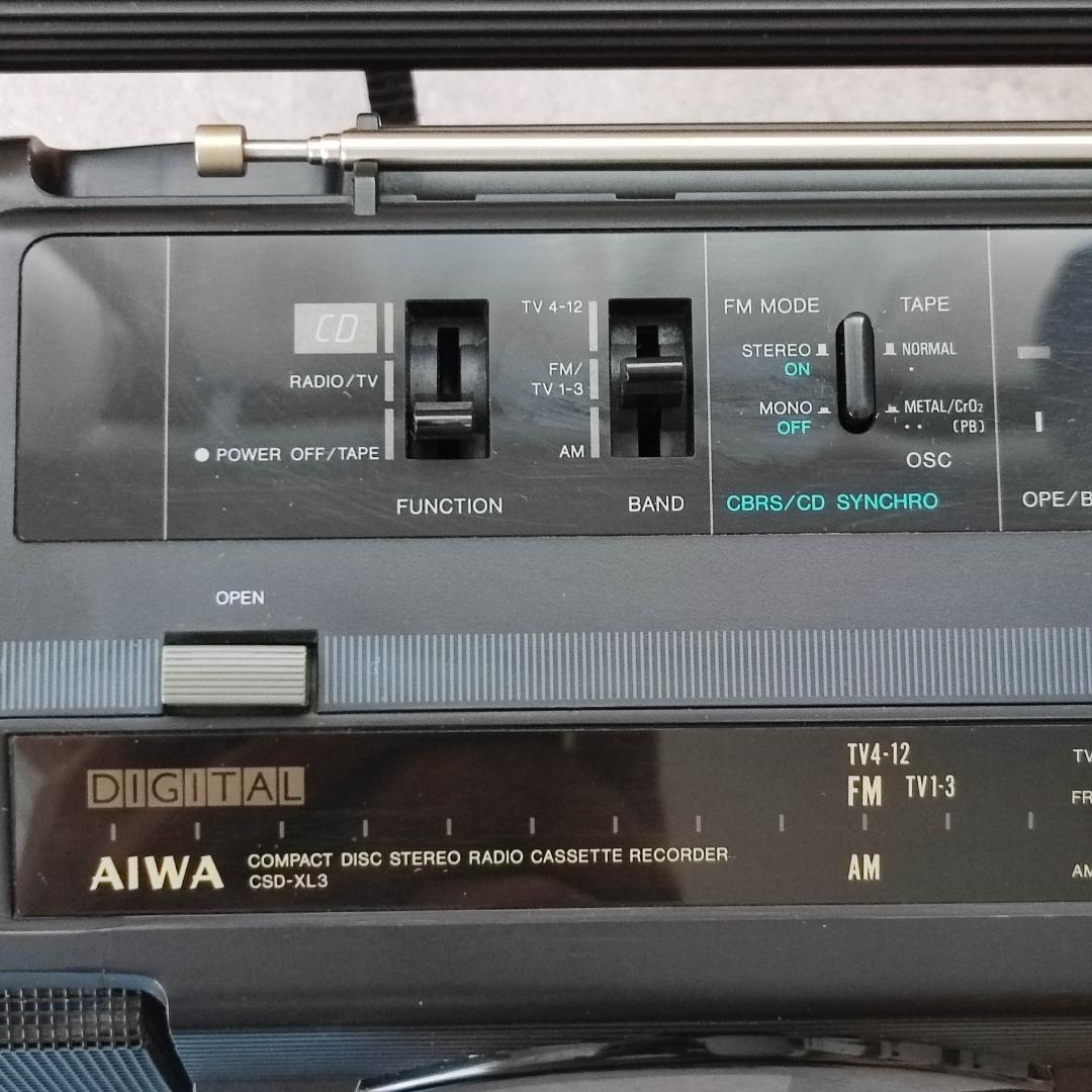 AIWA CSD-XL3 STRASSER CDラジカセ レア希少