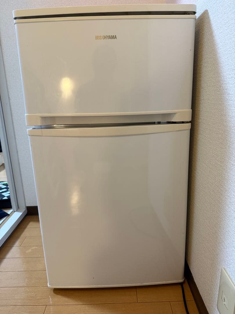 アイリスオーヤマ 2ドア冷蔵庫 ホワイト
