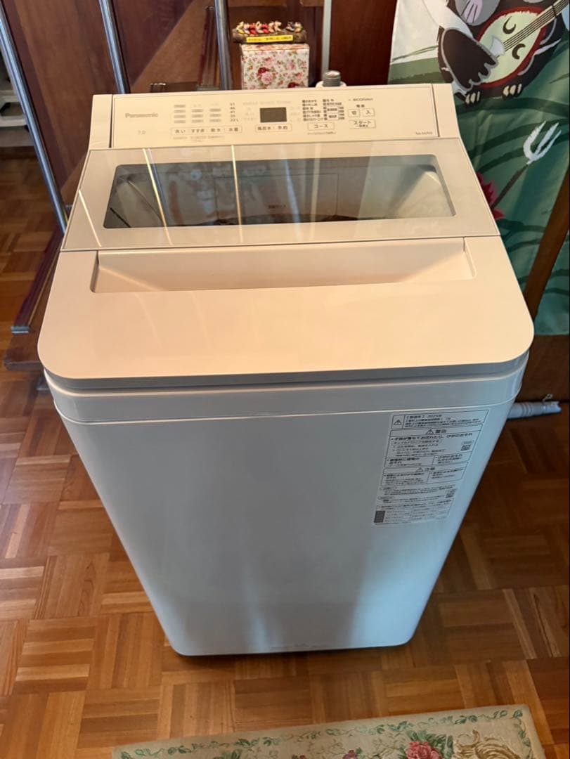 【美品】Panasonic 洗濯機 7kg NA-FA7H3 2025年製