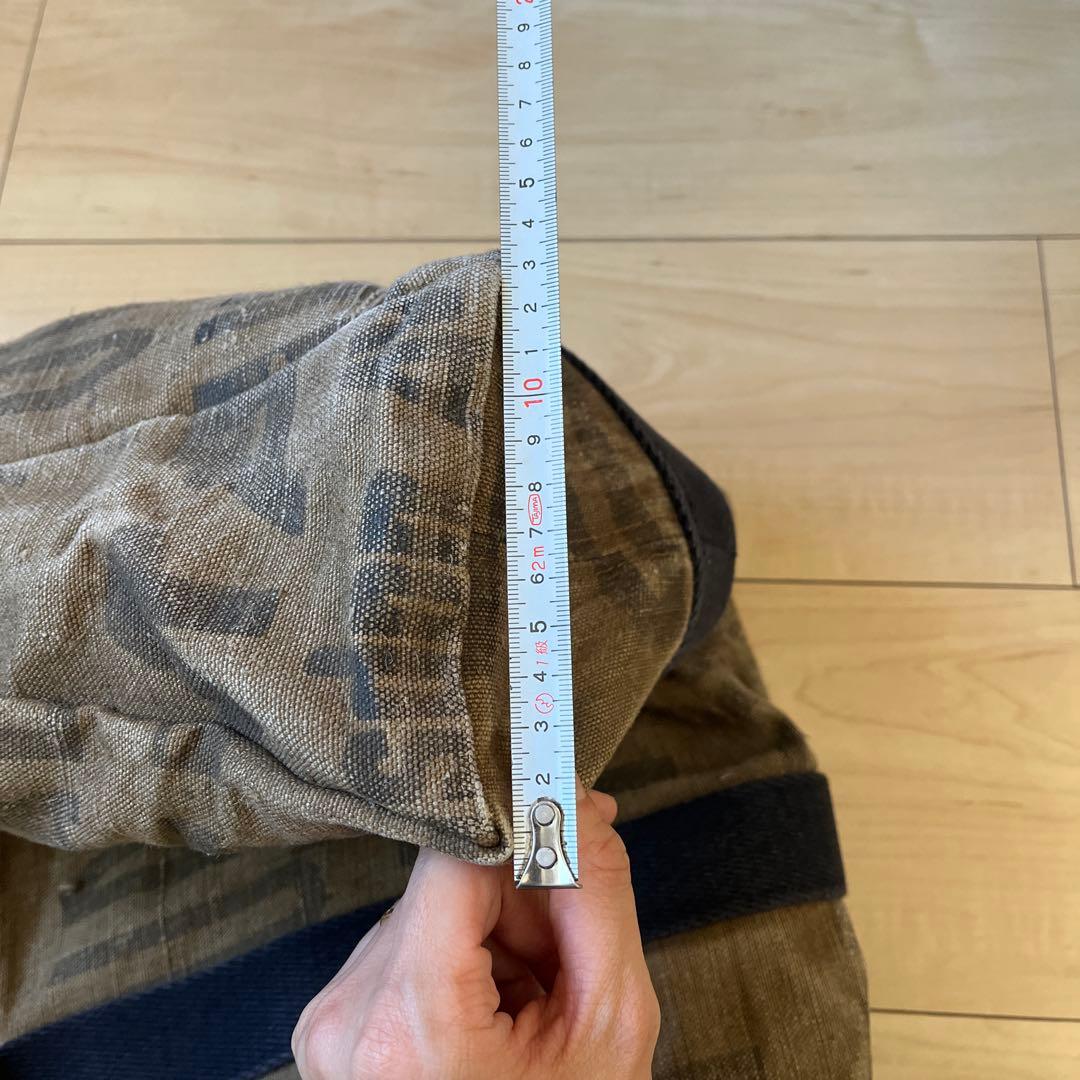 ブラウンキャンバストートバッグ