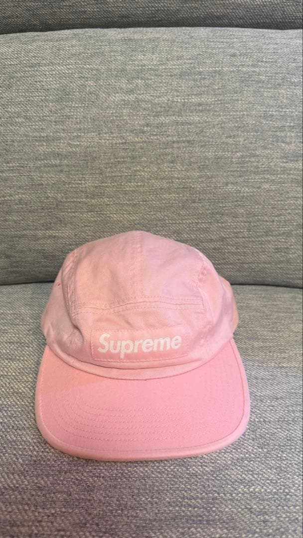 supreme boxロゴ　キャップ　ピンク