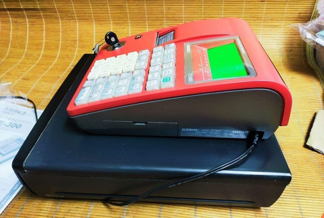 カシオレジスター　TE-300　フル設定無料　送料無料人気機種　400009