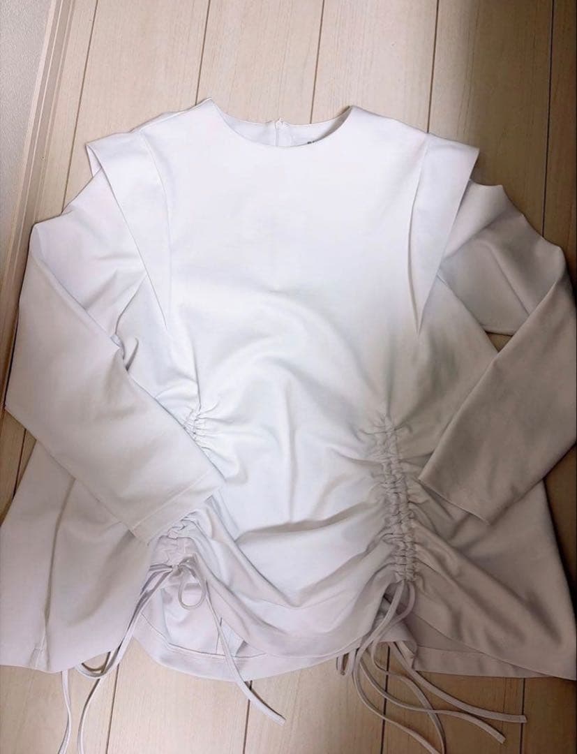 未使用　ella_selectshop トップス　ブラウス　白
