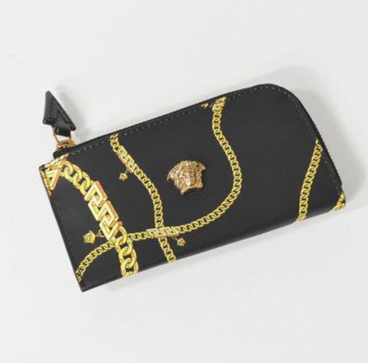 【SACHI】ヴェルサーチ ケース メデューサ カードケース 本革