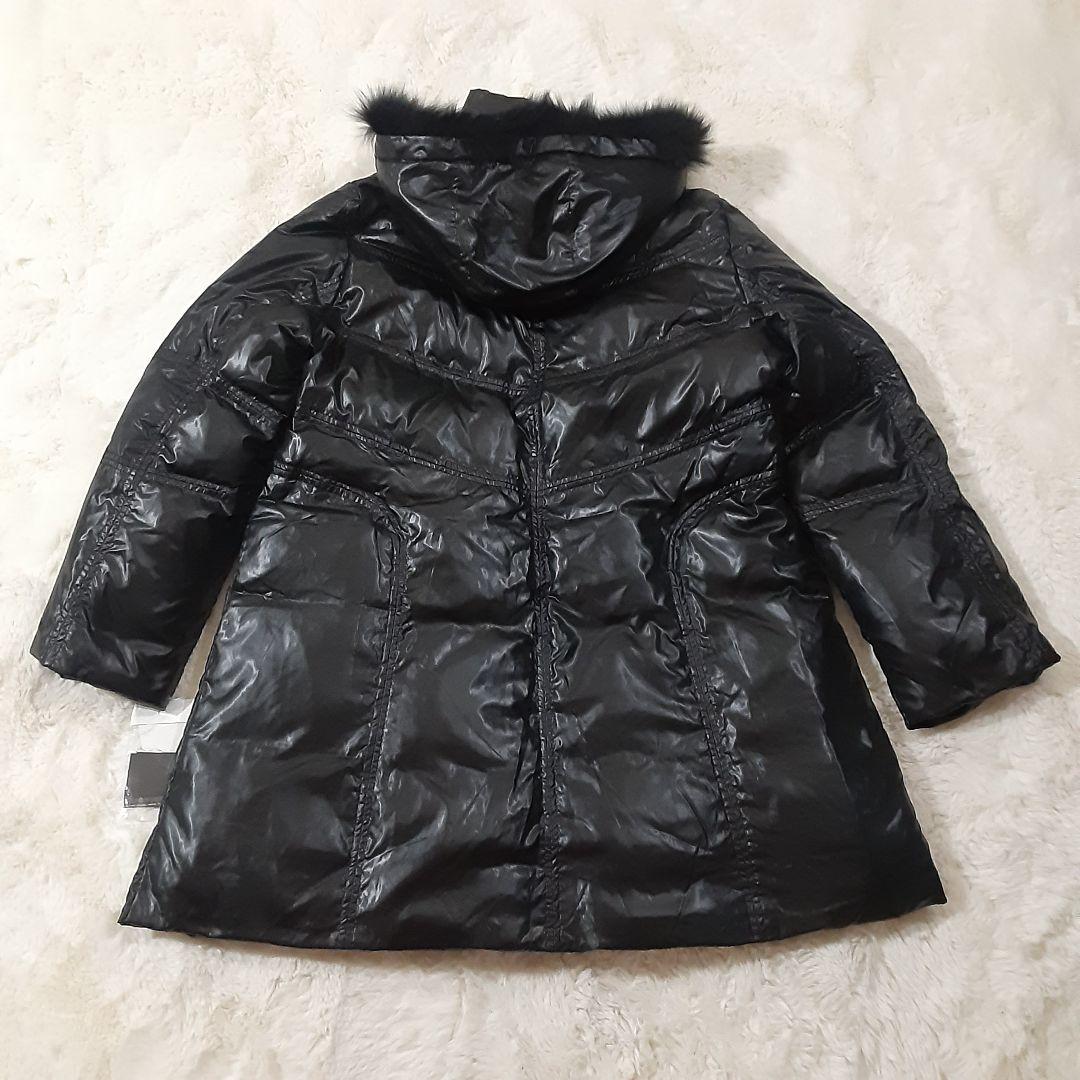 タグ付き新品　大きいサイズLL　ブルーフォックス　ダウンコート　黒　三越デパート