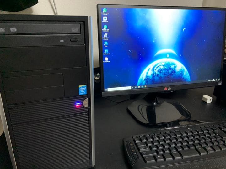 デスクトップPC ディスプレイ付き(officeソフトインストール済)