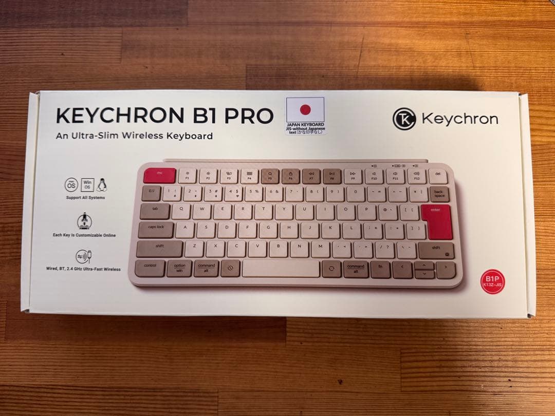 Keychron B1 Pro ウルトラスリム ワイヤレスキーボード