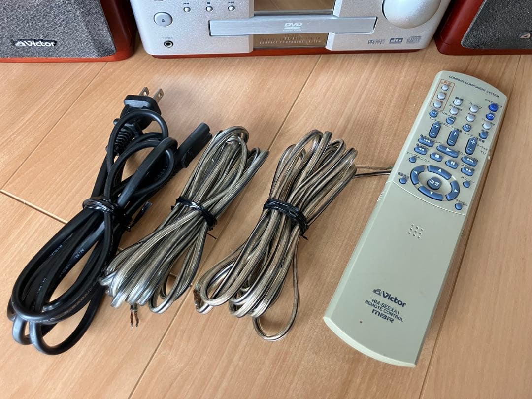 Victor ビクター　ウッドコーン EX-A1 コンパクトコンポ　リモコン付き