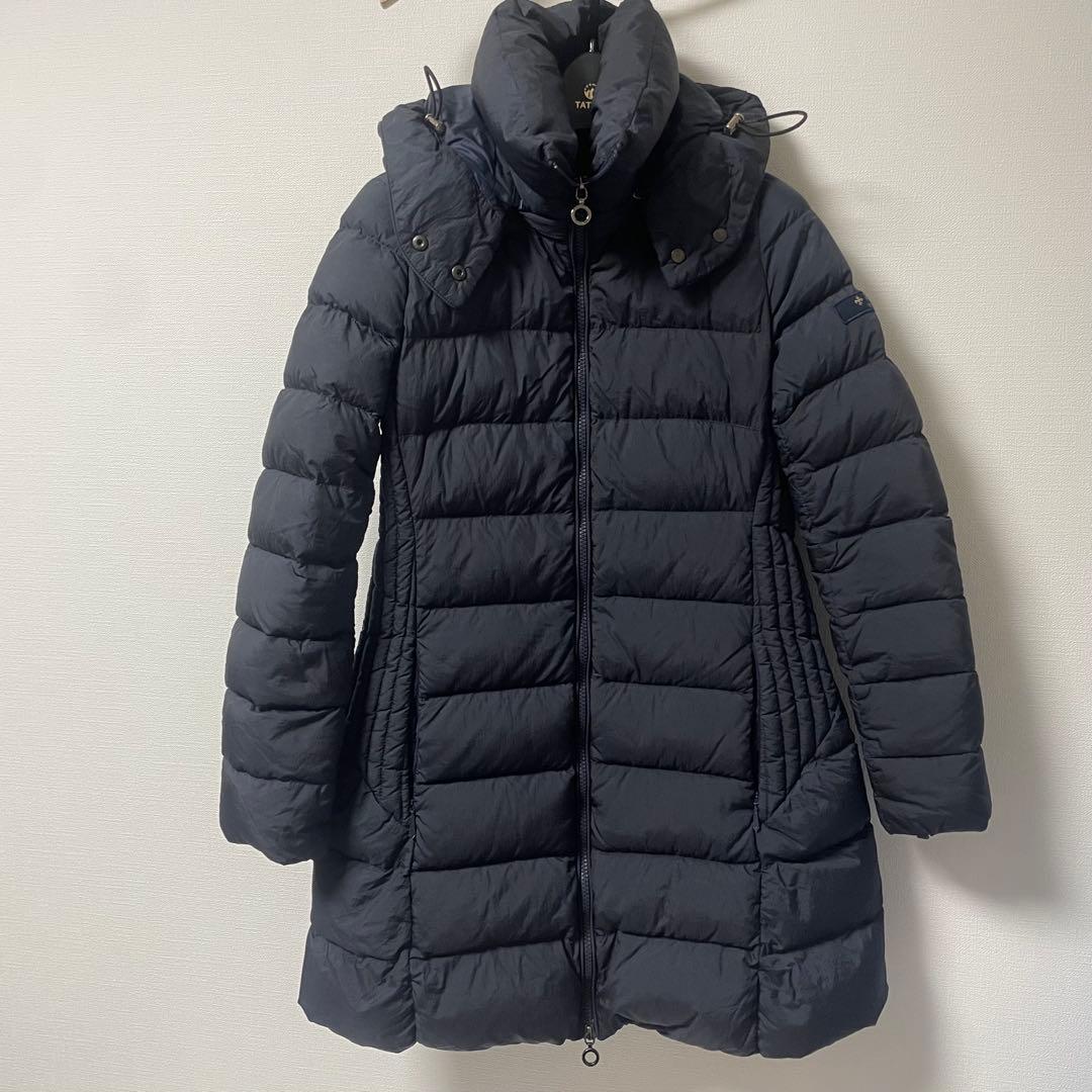 タトラス　ダウン　ネイビー　ロング　LTA17A4496 ポリテアマ　01