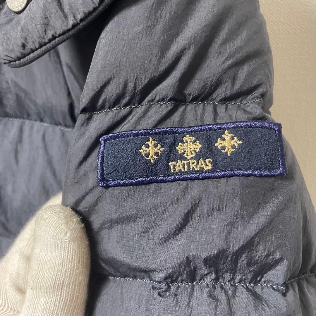 タトラス　ダウン　ネイビー　ロング　LTA17A4496 ポリテアマ　01