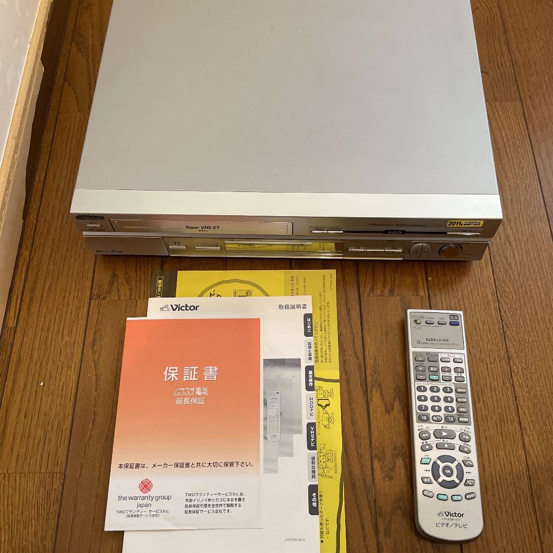 VICTOR HM-HDS4　HDD付S-VHSビデオデッキ