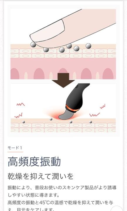 BIKEA美顔器目元口元用　新品未使用