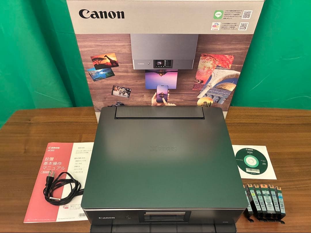 美品 Canon PIXUS XK500 インク付 ハイスペックプリンター 人気