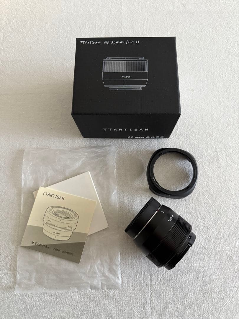 TTArtisan AF 35mm f1.8 X IIレンズ　Fujifilm