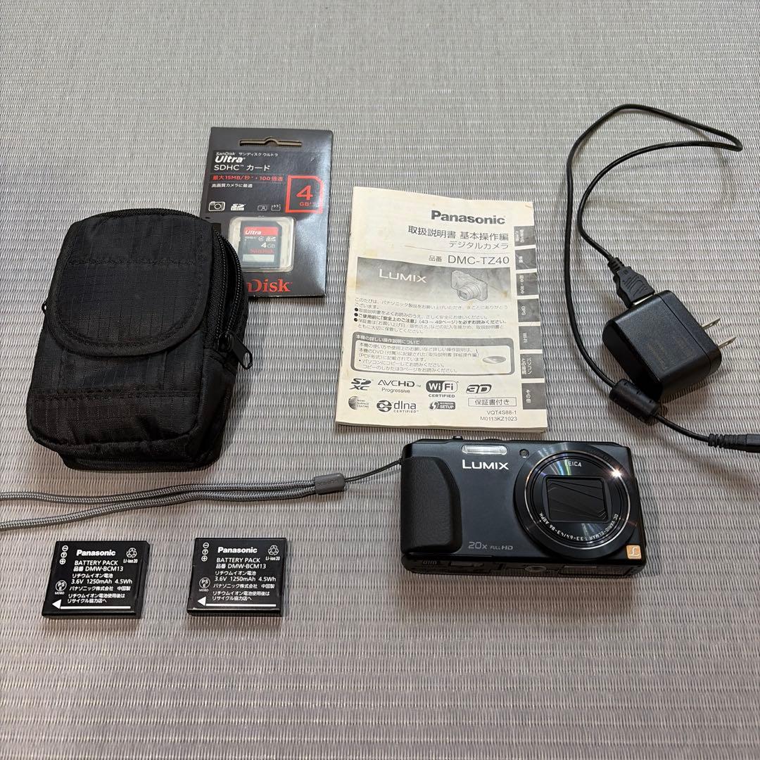 【美品】 LUMIX DMC-TZ40 コンパクトデジタルカメラ　パナソニック