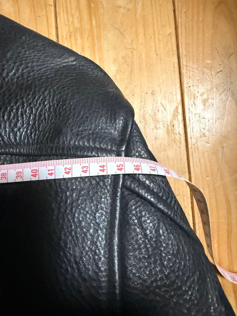 【激レア】　ハーレー革ジャン　ファイヤーパターン レザージャケット刺繍 L 黒