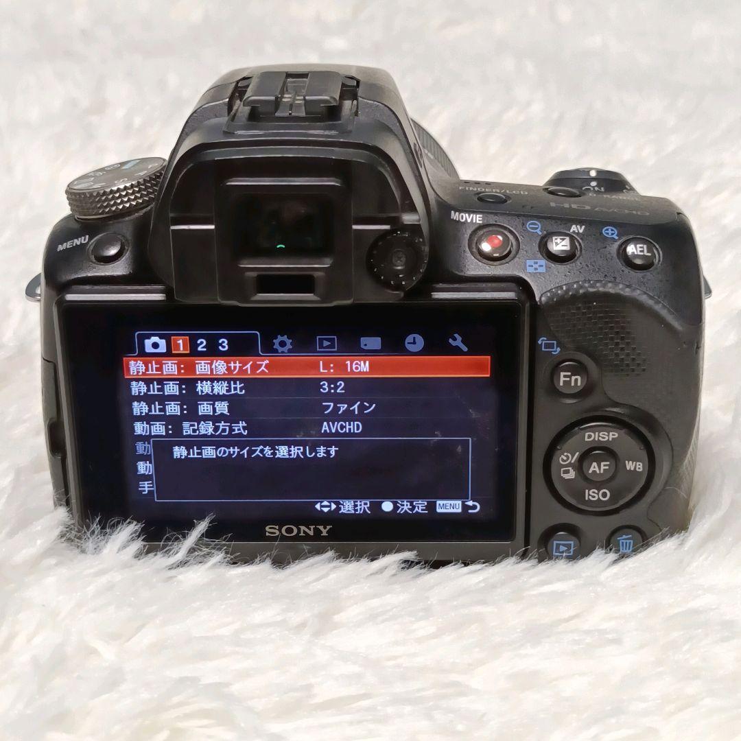 SONY α55 デジタル一眼レフカメラ ダブルズームレンズキット