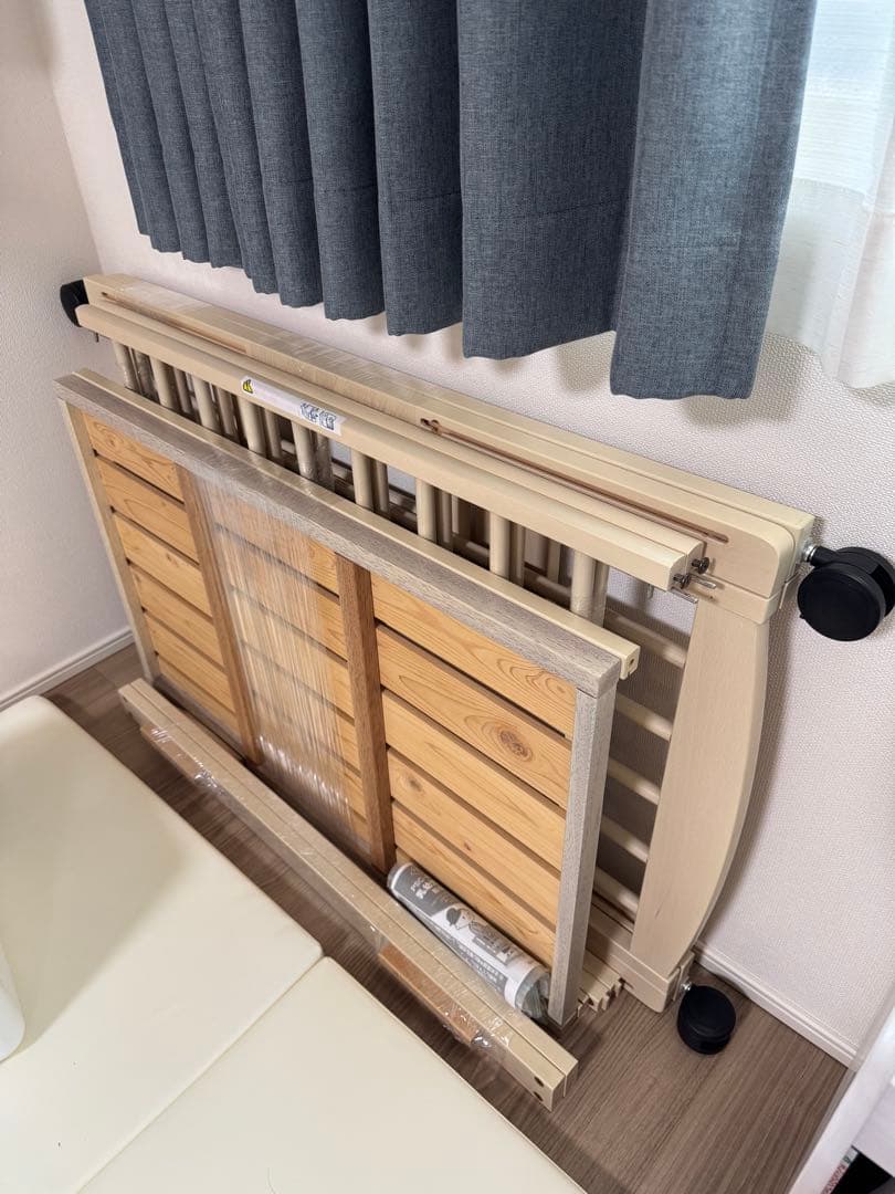 サワベビー トリプルスライドミニベッド P型コパン 90✖️60キャスター付き