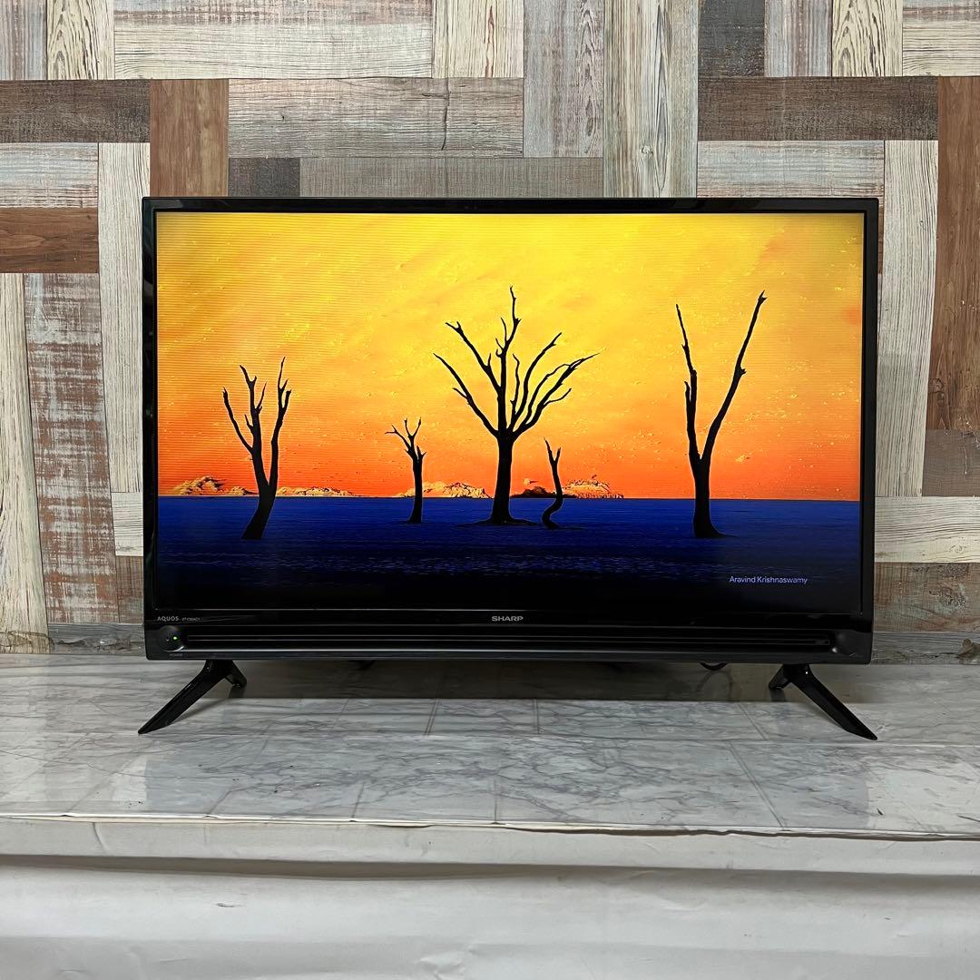 即日受渡❣️全国送料込3年前購入シャープ32型液晶テレビ外付けHDD録画対応