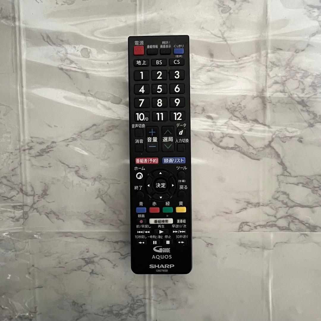 即日受渡❣️全国送料込3年前購入シャープ32型液晶テレビ外付けHDD録画対応