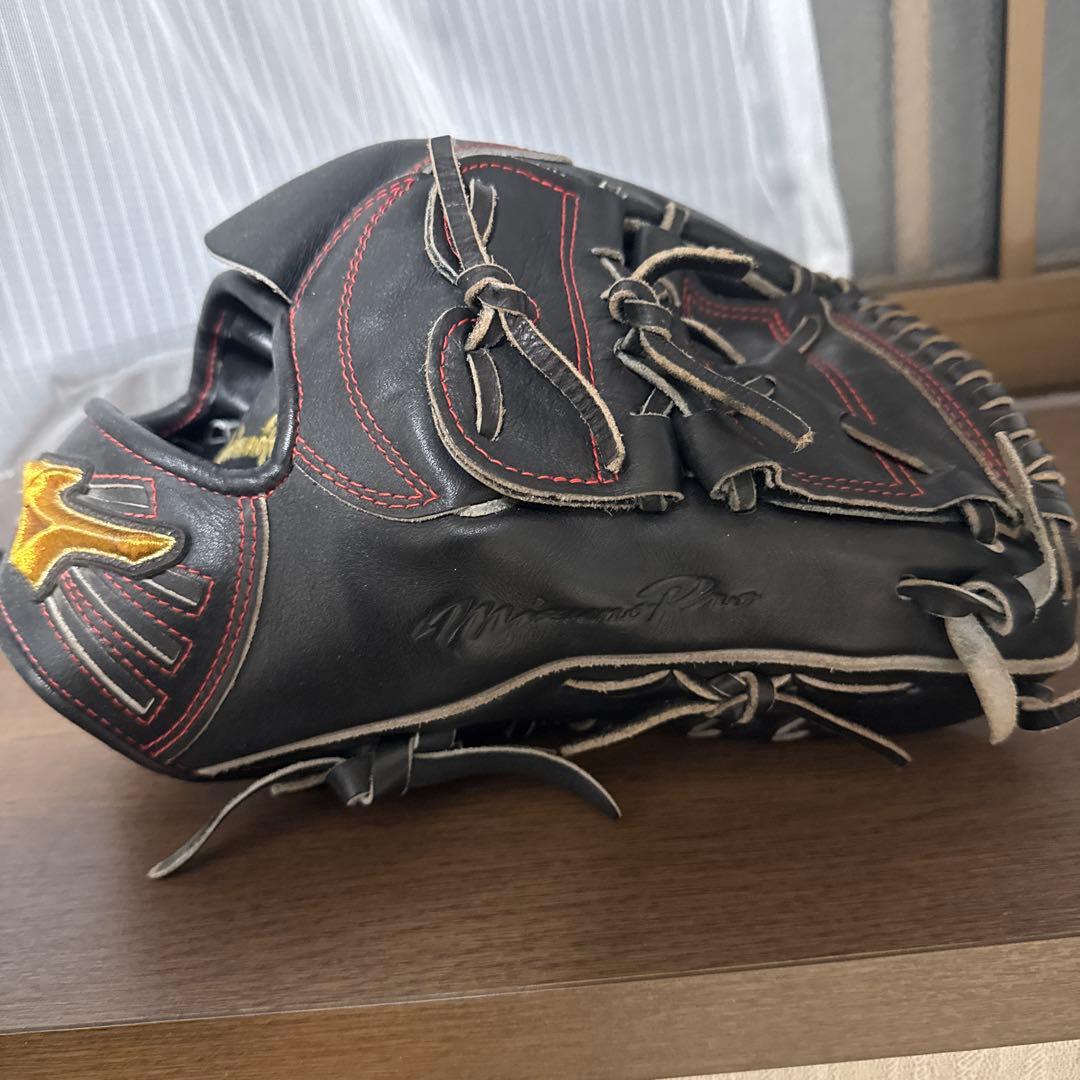 Mizuno Pro 硬式用グローブ 黒
