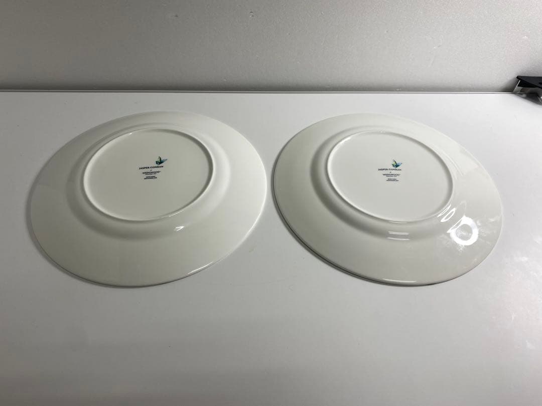 《ウェッジウッド》シノワズリ ホワイト プレート23ｃｍ ２枚