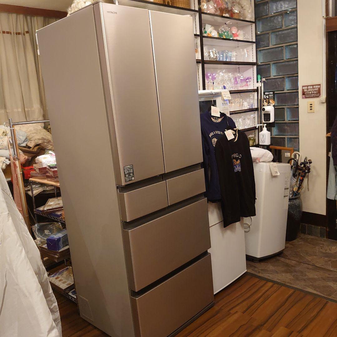 日立 6ドア 冷凍 冷蔵庫 2021年 r-h48r n 綺麗 使用少
