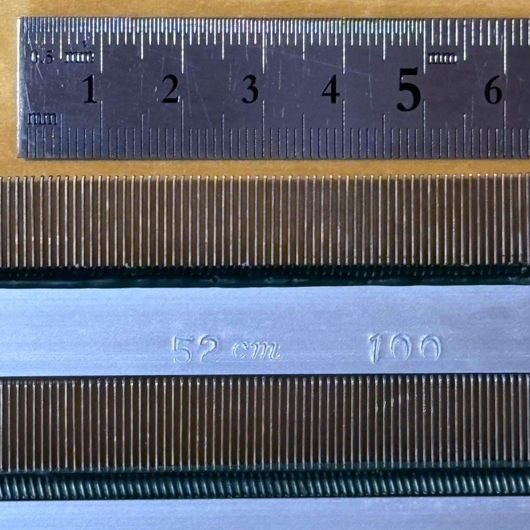 絵絣台　専用半筬　2枚セット　東京手織機　絣用具　半筬　機織り　手織り　織道具
