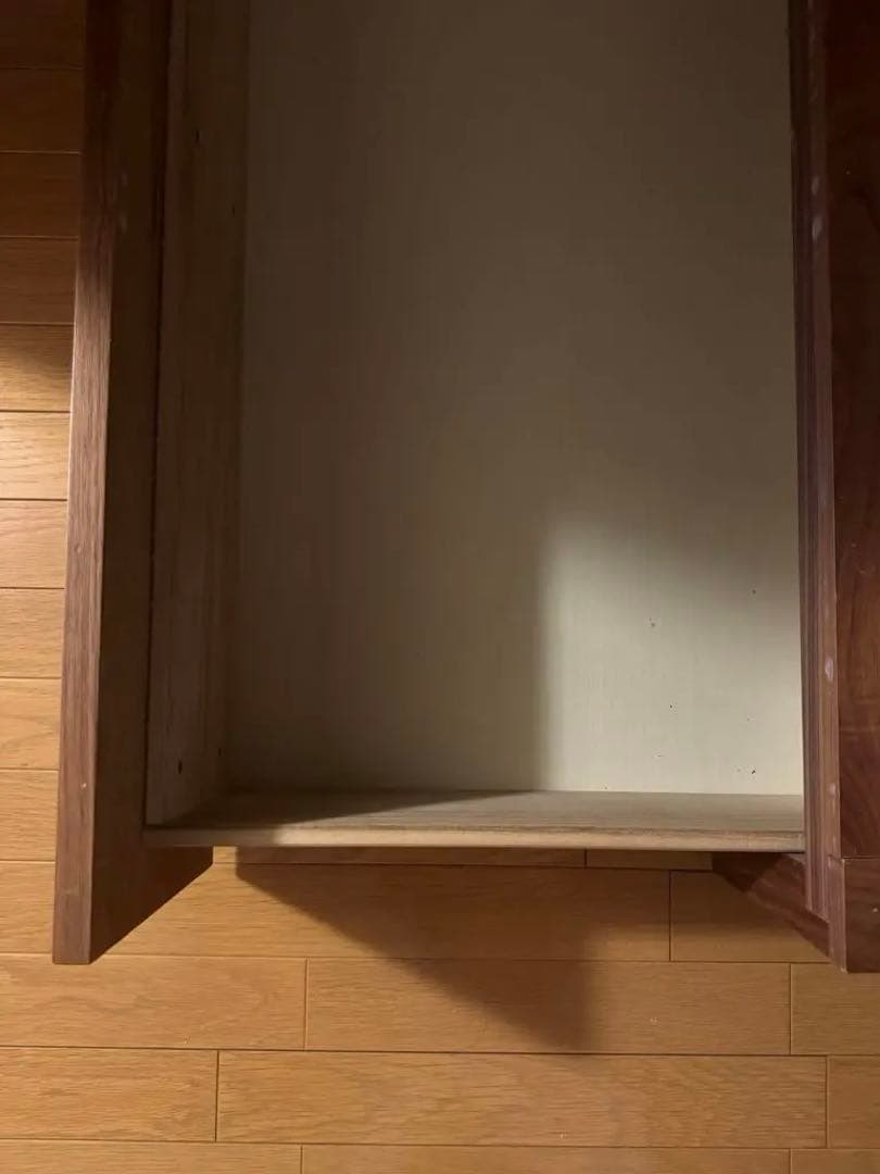 無印良品 ベッドフレーム｜ダブル 収納ベッド｜収納引き出し付　本棚付