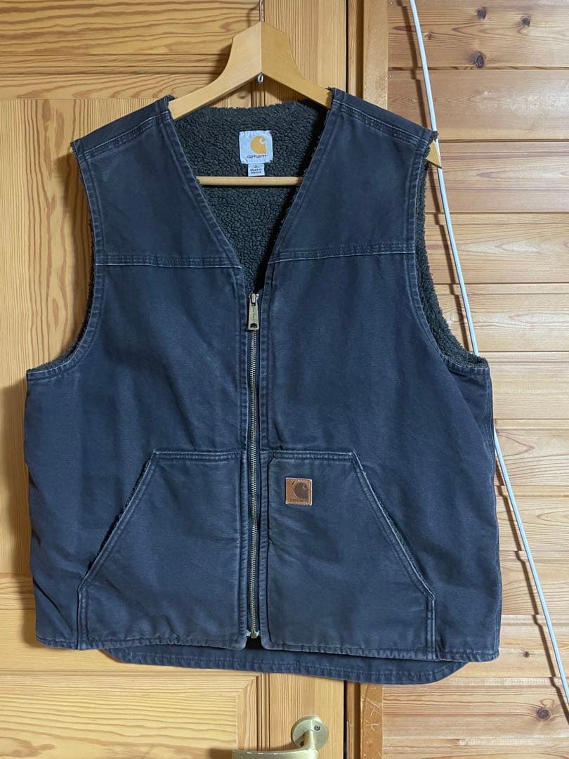 カーハート ベスト フェード ダックベスト ボア