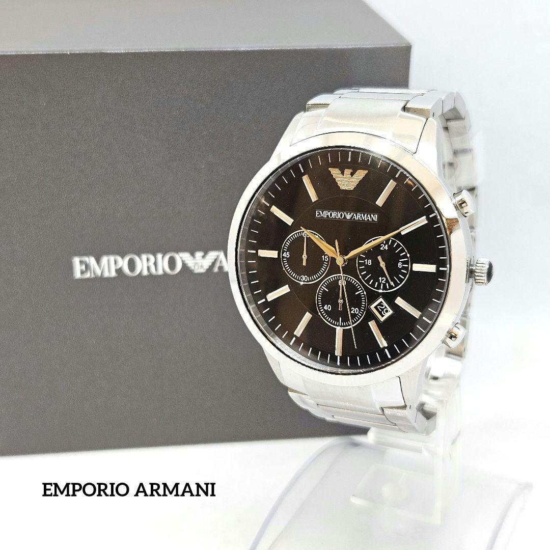 エンポリオ アルマーニ ARMANI クロノグラフ 腕時計　AR-2460