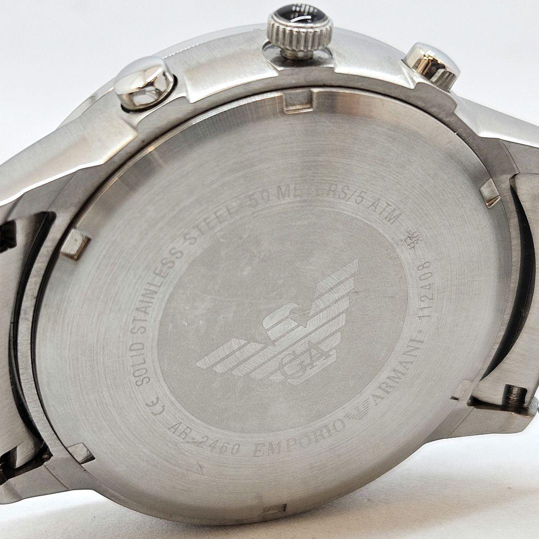 エンポリオ アルマーニ ARMANI クロノグラフ 腕時計　AR-2460