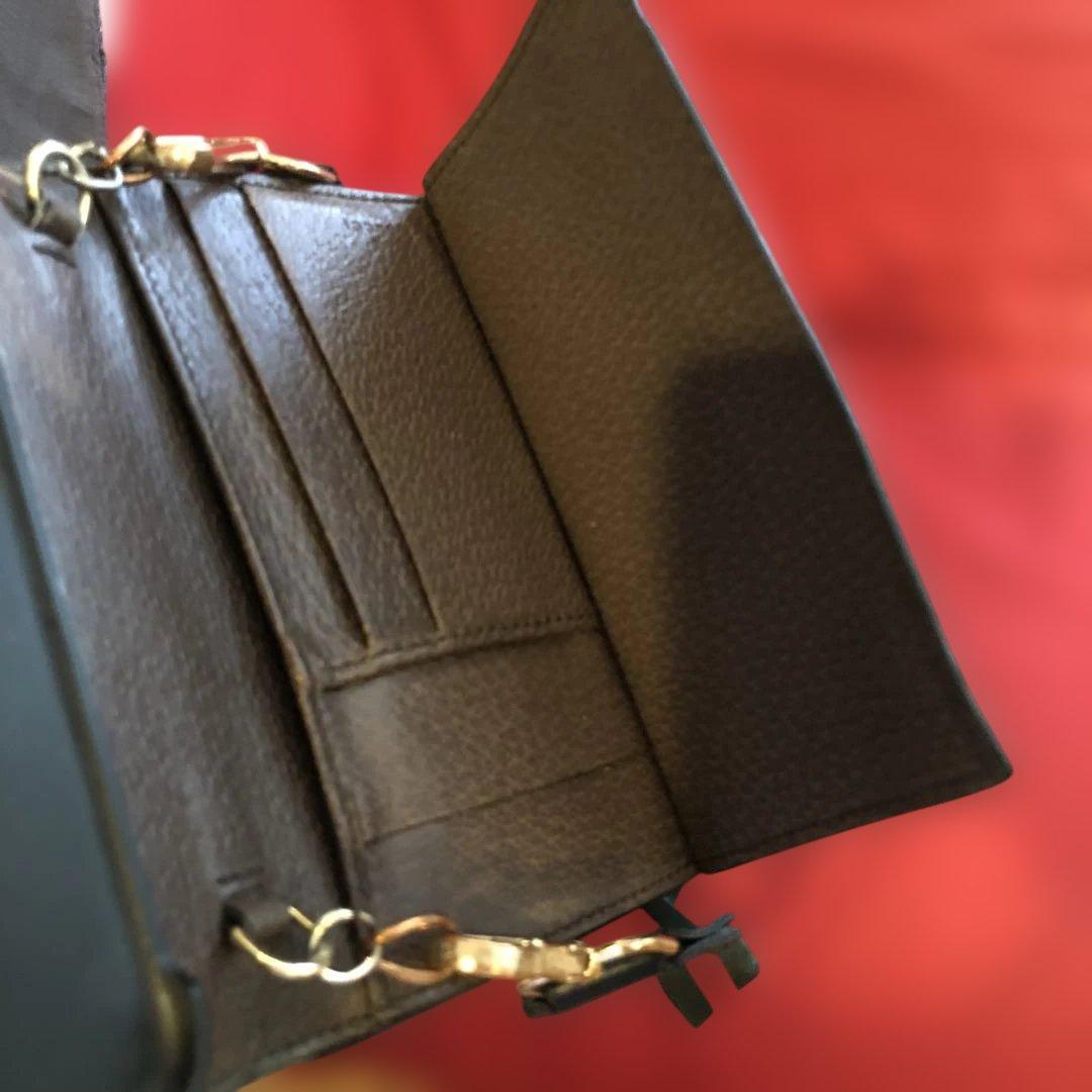 グッチGUCCI スマホケース本物iPhone x xs 希少　社外ストラップ