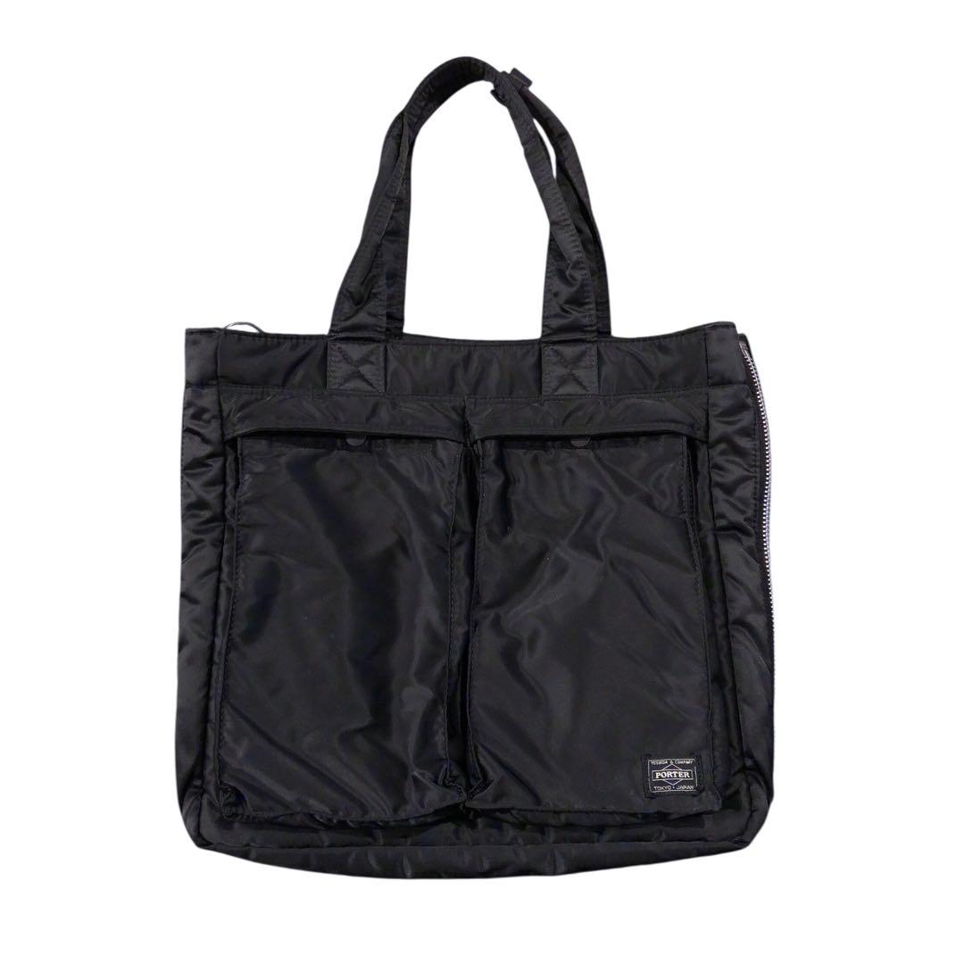 【極美品】ポーター タンカー 2way トートバッグ ナイロン ブラック A4可