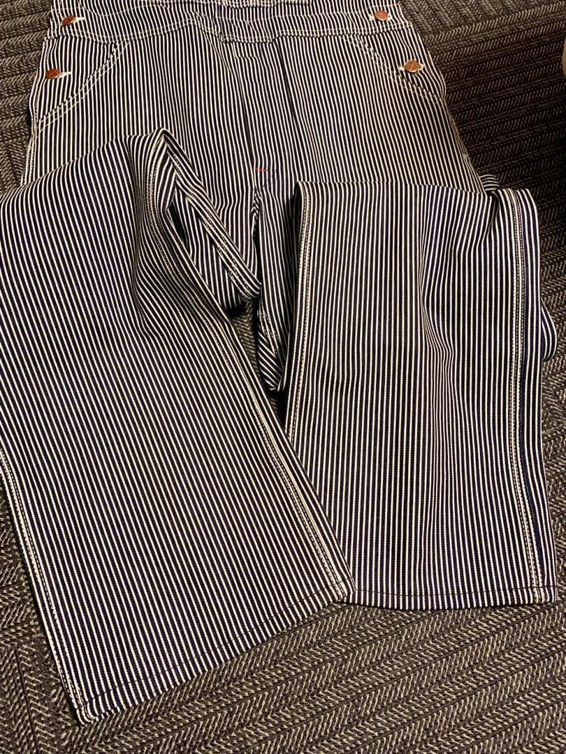 ROUND HOUSE ラウンドハウス オーバーオール ヒッコリー USA製