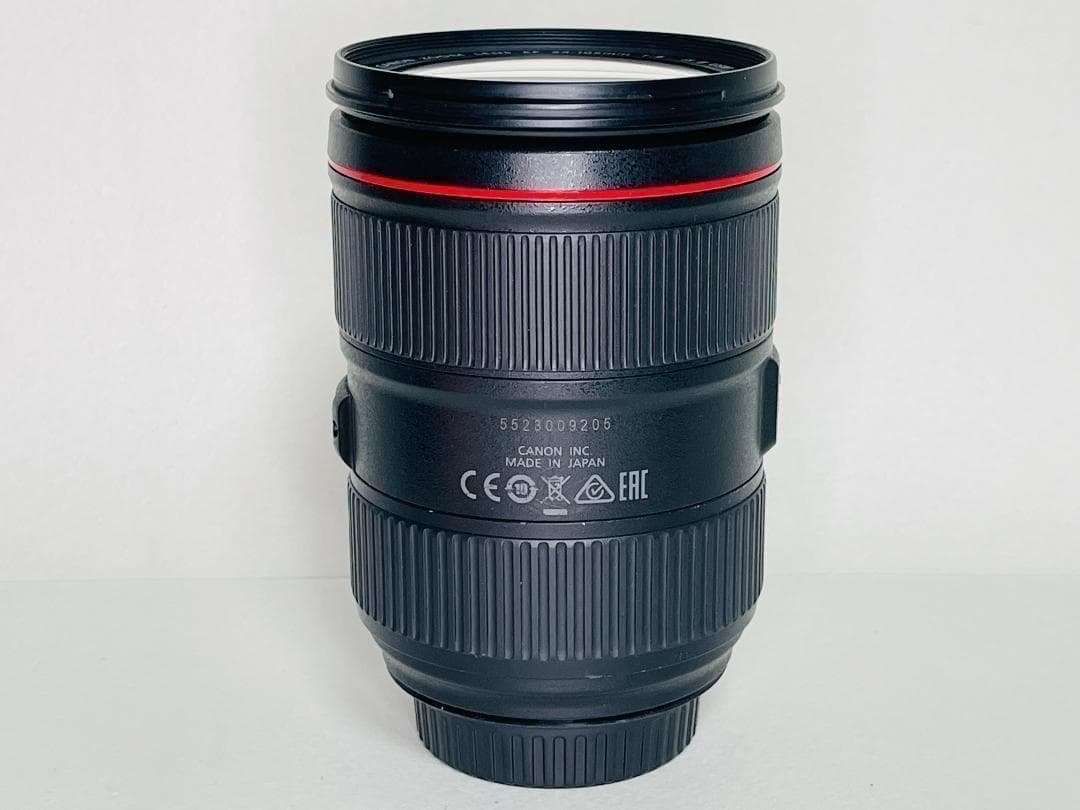 美品 Canon EF24-105mm F4L IS II レンズフィルター付き