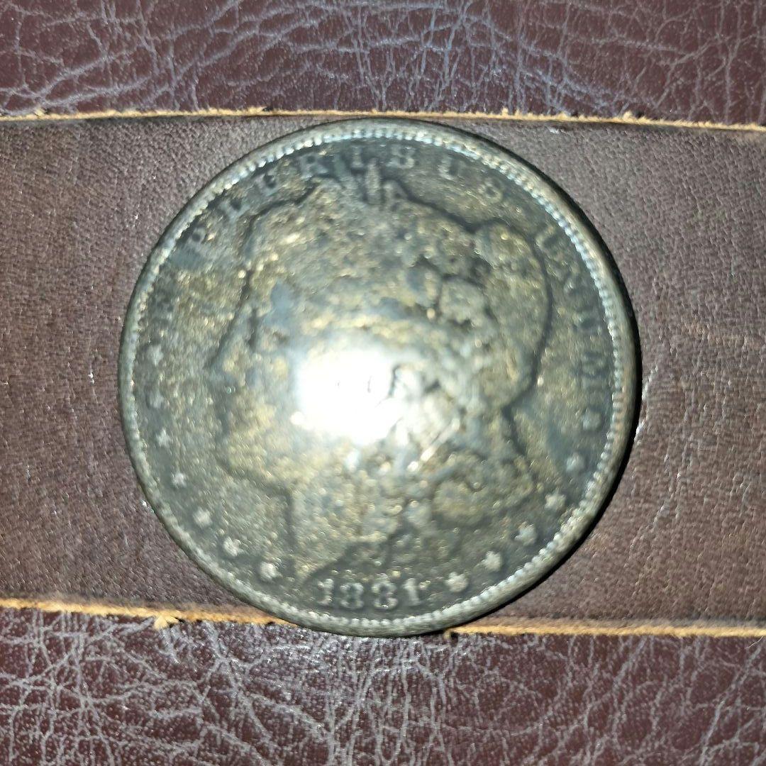 ハーレー ベルト モルガンダラー 6連 コンチョ ヴィンテージ　　レザー