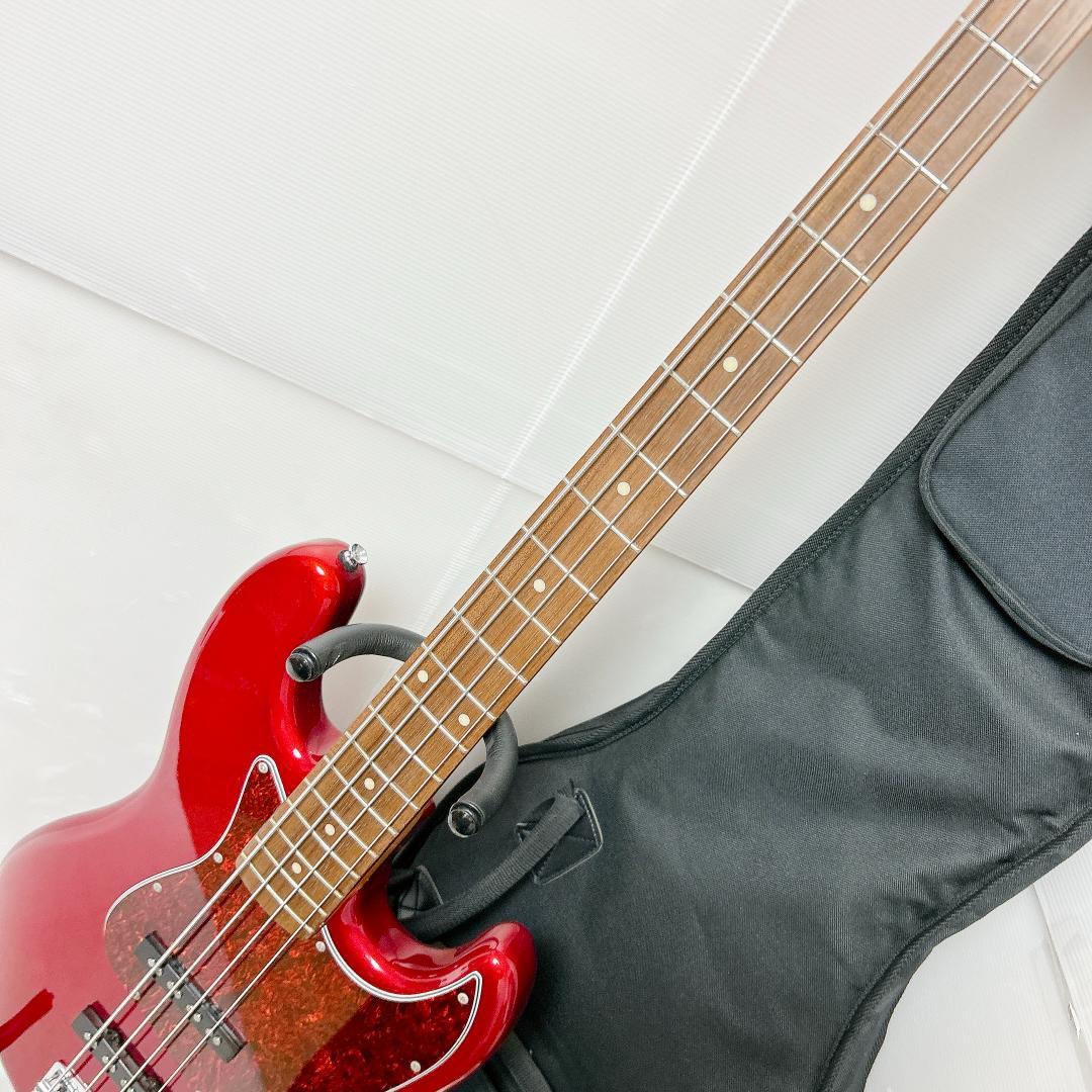 美品 GrassRoots グラスルーツ G-JB-55R ジャズベース 赤