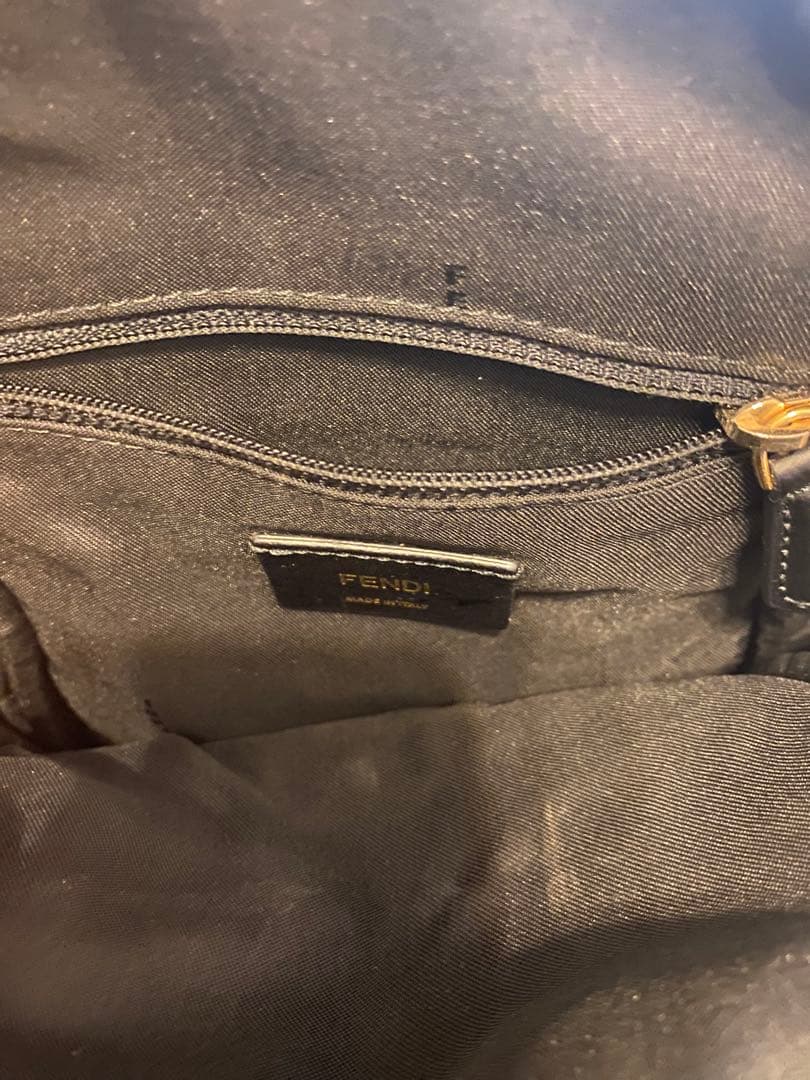 フェンディ バッグ ボディバッグ ベルトバッグ メンズ ブラックナイロン