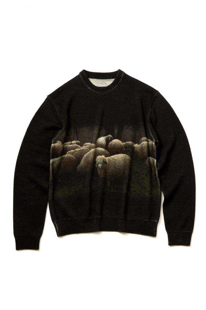 トップス soe Over Printed Sweater \