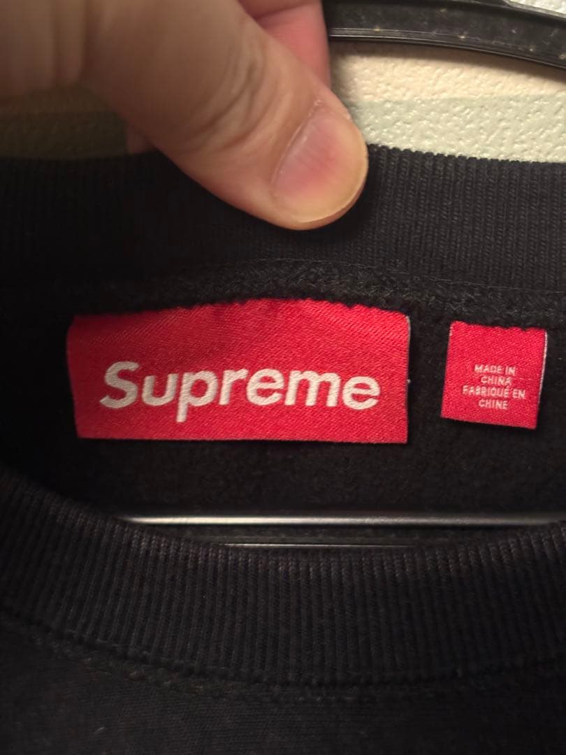 supreme washed box logo スウェット　サイズs ほぼ未使用